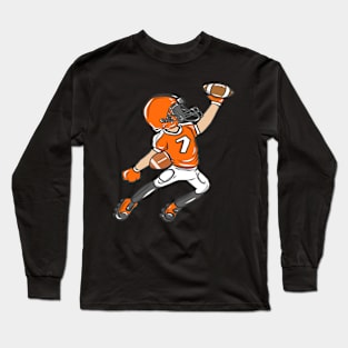 Rugby American Football Sport USA Gridiron Football Gift Long Sleeve T-Shirt